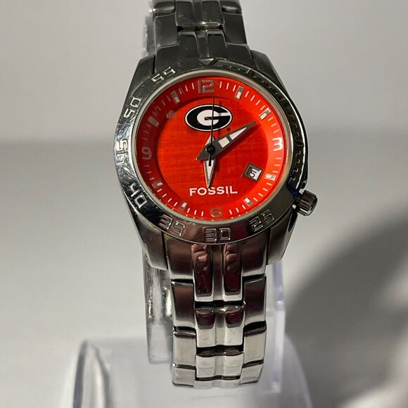 Georgia Bulldogs NCAA Stainless-Steel Women's Watch by Fossil - Picture 7 of 9